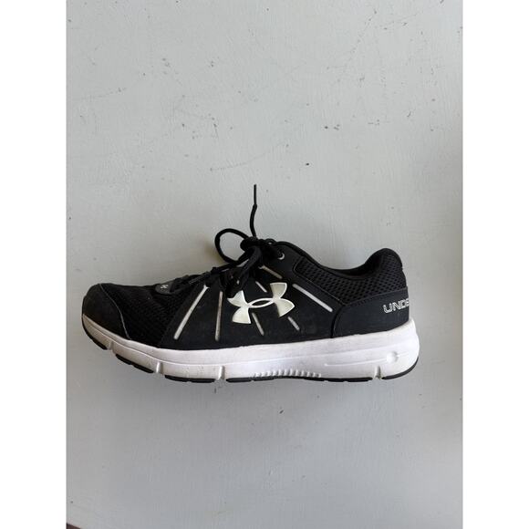 Men's Under Armour UA Dash 2 Black White Mesh Athletic Shoes 1285980-001 Size 10 - Picture 5 of 7